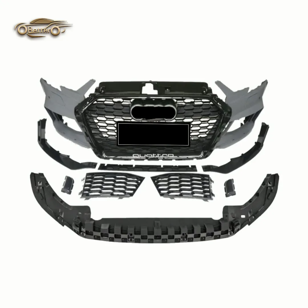 

BETTER Factory Price Car body kit For Audi A3 S3 2014-2020 Upgrade RS3 Style Front bumper Grille