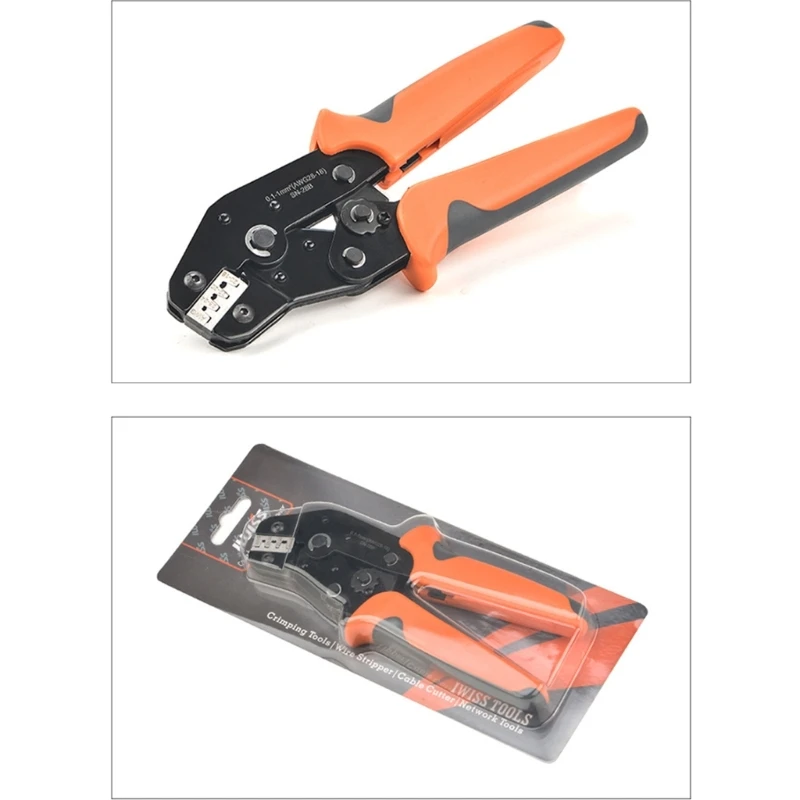 M17D SN-28B Terminal Professional Pin Crimping Tool for 2.54mm 3.96mm 28-18AWG 0.1-1mm²