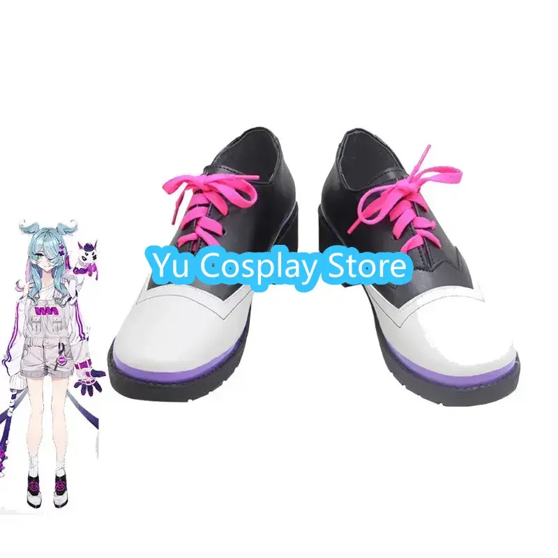 Elira Pendora Cosplay Shoes Halloween Carnival Boots VTuber Cosplay Prop PU Leather Shoes Custom Made