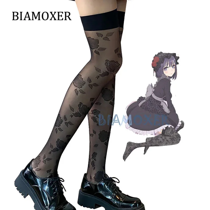 COSda @ Косплей @ Марин Китагава Фиолетовый парик для косплея My Dress-Up Darling Высокие чулки Женские сексуальные черные волосы выше колена до бедра Косплей COSda @ Косплей @ Марин Китагава Фиолетовый парик для косплея My Dress-Up Darling Высокие чулки Женские сексуальные черные волосы выше колена до бедра Косплей