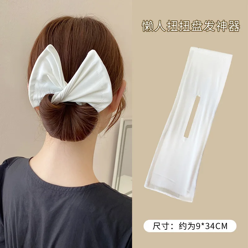 Твистер Для Волос Women\'s Bow-shaped Hairpin Device Sweet Lovely Hairpin Fast Hair Bun Hair Styling Tools Braid Hair Accessories