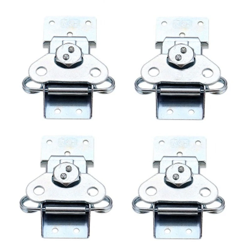 4Pcs/set 113mm/4.45inch Butterfly Rotary Latch Universal Buckle Lock for  Wooden Case Tool Box Instrument Flight Cases & Luggage