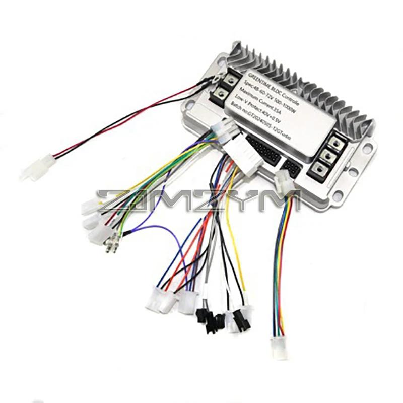 Electric Scooter Controller 48V 60V 72V 500W 1500W Universal Self-Learning Triple Mode for Food Delivery E-Bike Motorcycle Scoot