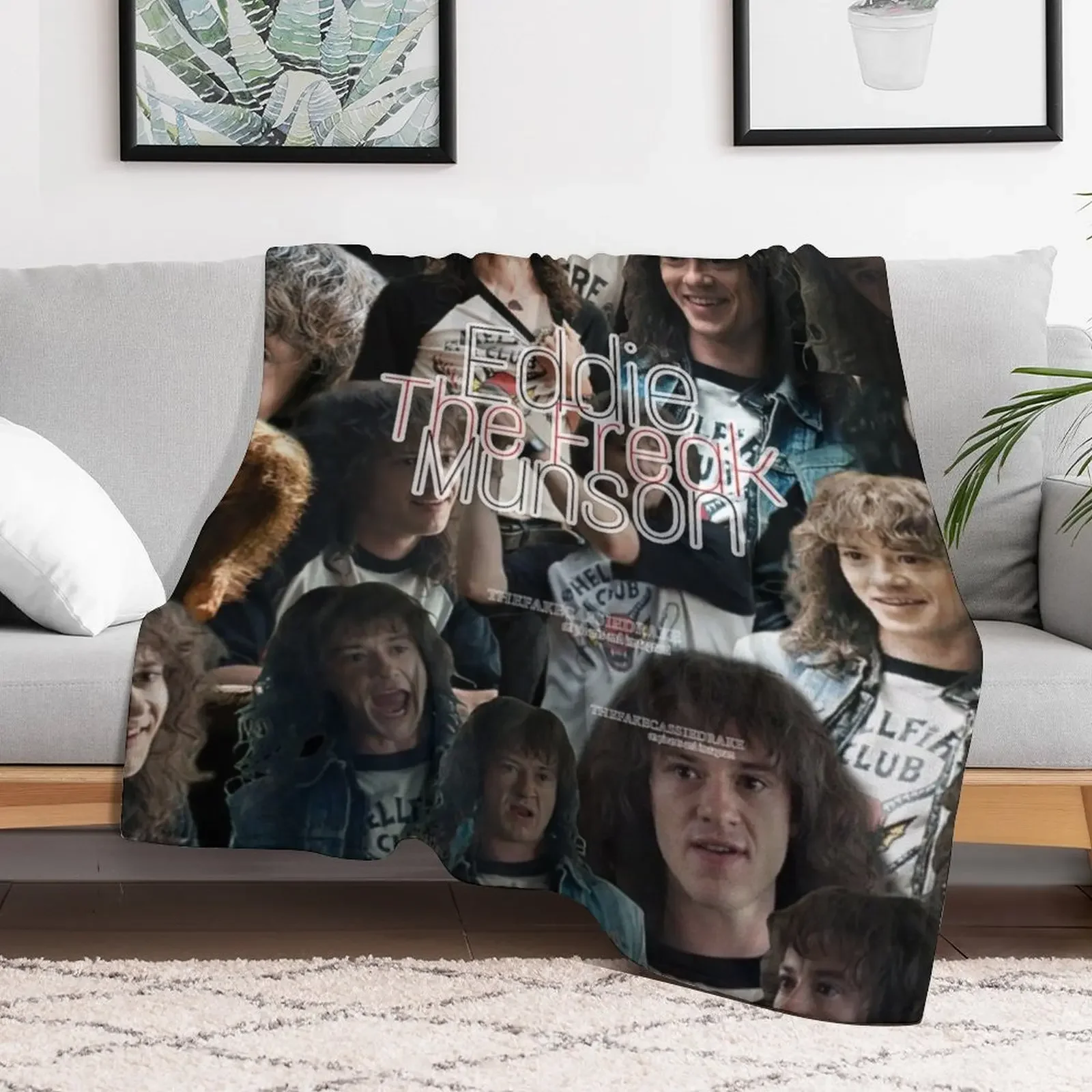 joseph quinn collage Throw Blanket Year Round Soft Comfortable Blanket for Home