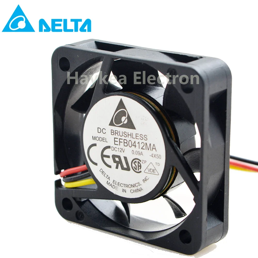 For Delta  EFB0412MA 4010 12V 0.09A 4CM Double ball bearing cooling fan 40X40X10MM