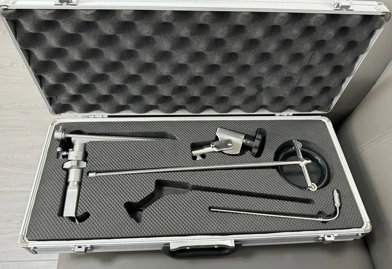 ENT Surgery Laryngoscopy Self Retaining Laryngoscope Set