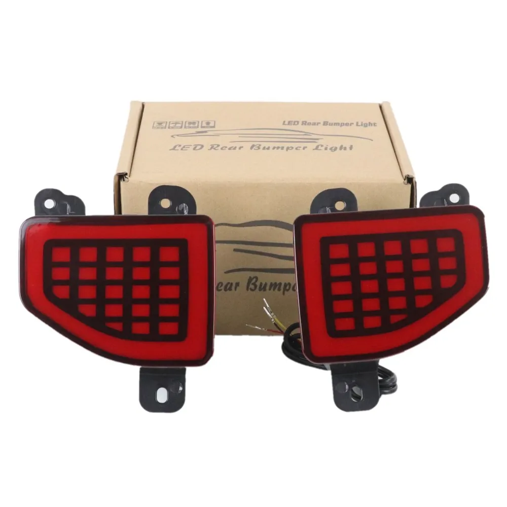 

July King LED Brake Lights Case for Jeep Wrangler 2018-2022 China, Brake Light + Night DRL + Streamer Turn Signals, Start Scan