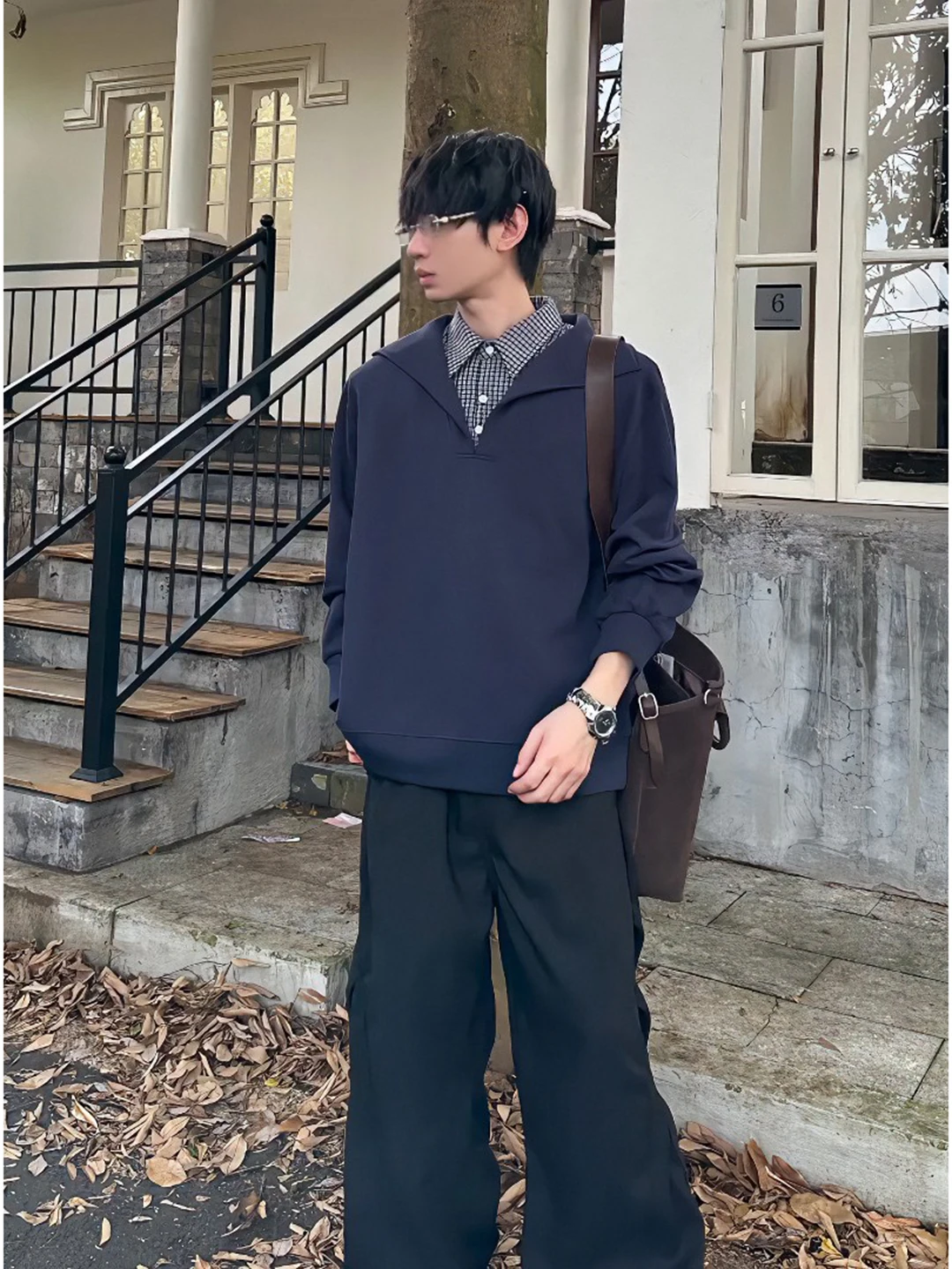 

Мужская толстовка Cleanfit с эффектом двухслойности, V-образный вырез, теплая верхняя одежда из полиэстера, свободный крой, повседневная одежда для ежедневного использования