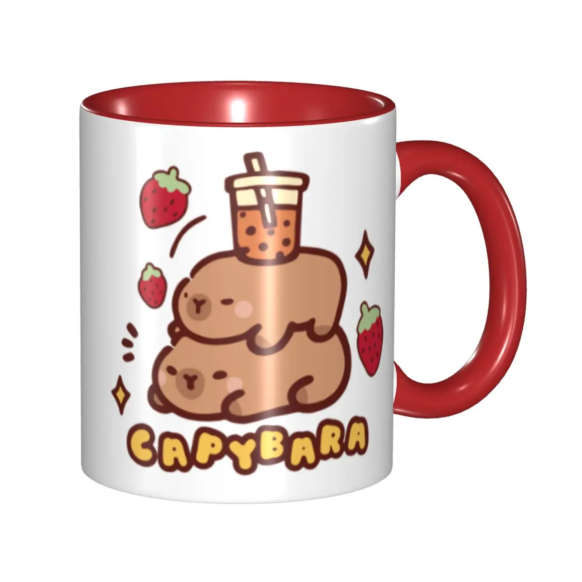 

Cartoon Animal Pets Capybara Coffee Mug DIY Personalized Ceramic Mug Creative Gift