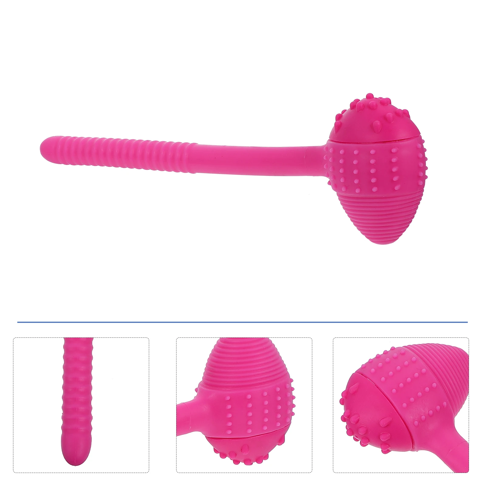 

1pc Silicone Massage Body Relax Therapy Hammer Portable Stick For Back Acupoint Percussion Massager Non-Skid Handle Durable