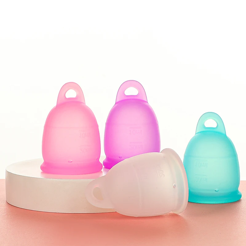 1Pcs Lady Period Cup Menstrual Cup Feminine Medical Grade Silicone Copa Menstrual De Silicone Medica Reusable Menstrual Cup