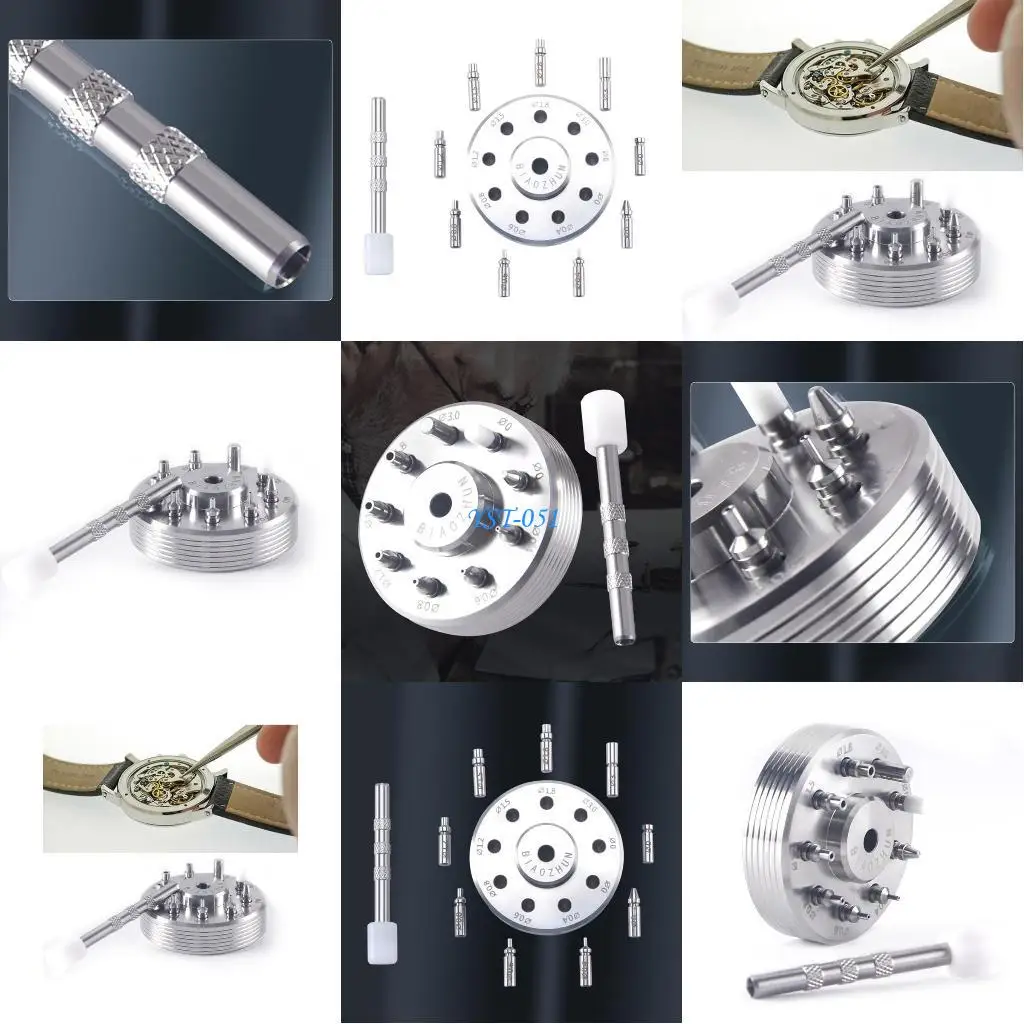 

E15A Professional Watch Press Set All Steel Watch Hand Repairing Tools for Watchmaker