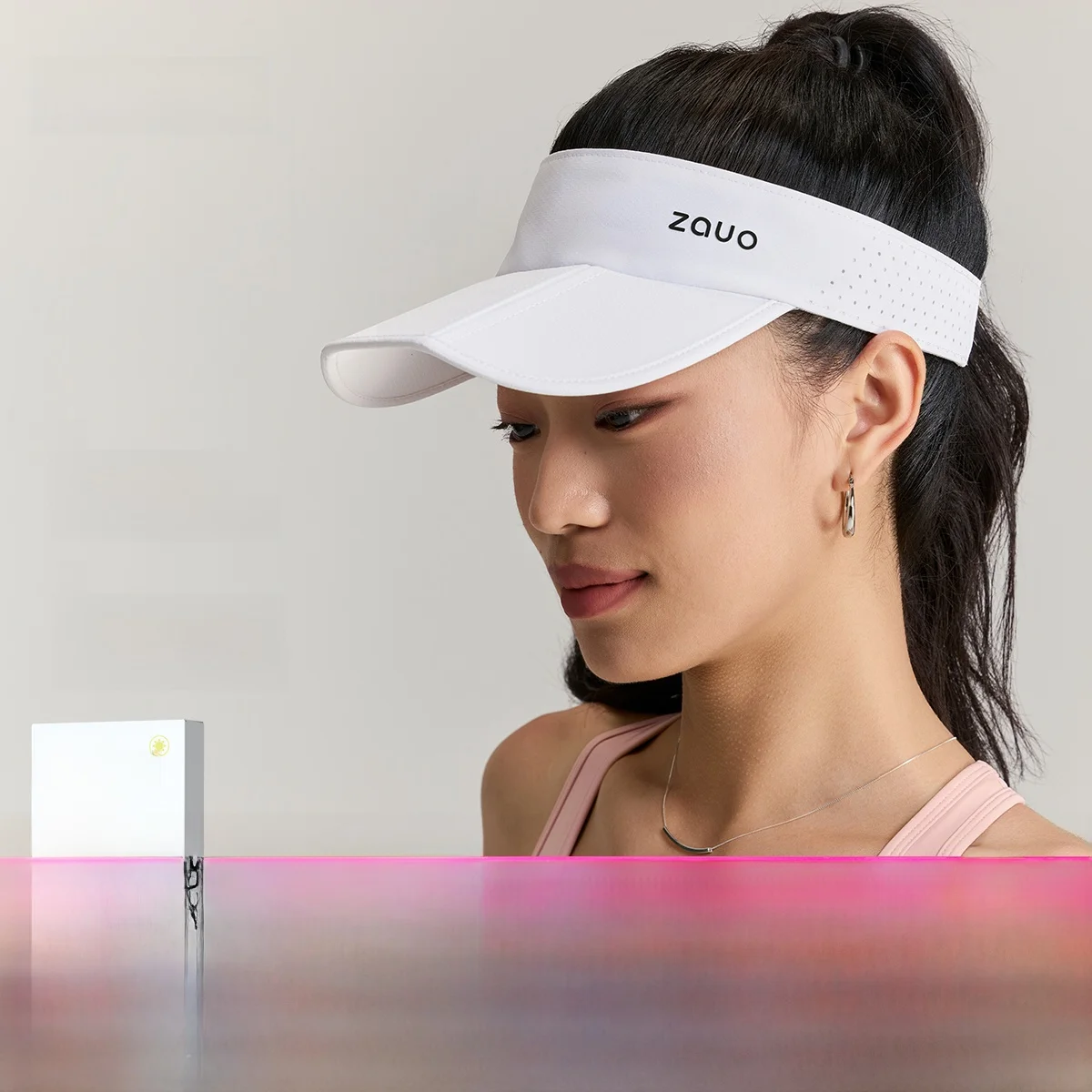 女性用ランニングハット-アウトドア-通気性-日焼け防止-upf50-折りたたみ式-ポリエステル繊維-春シーズン用-調節可能な曲がるつばキャップ