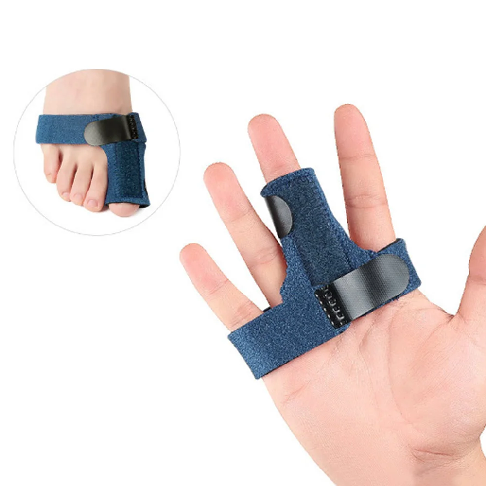 

Шина для пальцев, регулируемая опора для пальцев, с крепежным ремешком для облегчения фиксации пальцев, изгиба