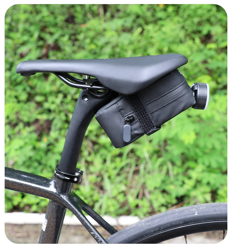 X-TIGER Mini Fahrrad-Satteltasche 0,7L Tragbare Regenfeste Hecktasche MTB Mountainbike Rennrad Werkzeugtasche Reparaturtasche Mit Reflektoren – Detail 14