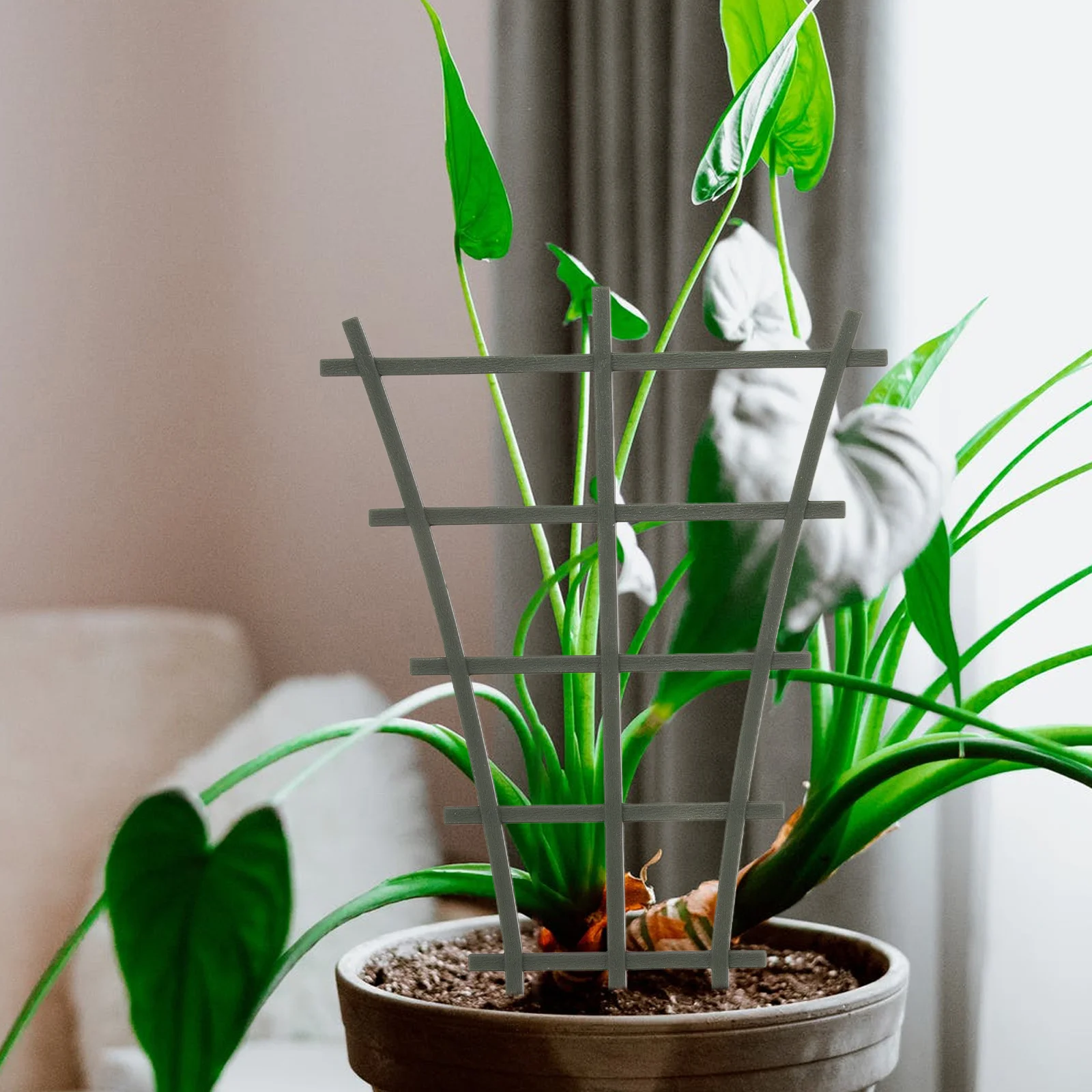 

3Pcs Climbing Plant Support Trellis Garden Growing Vine Stand Vegetable Cage Flower Climbing Rack Garden Trellis