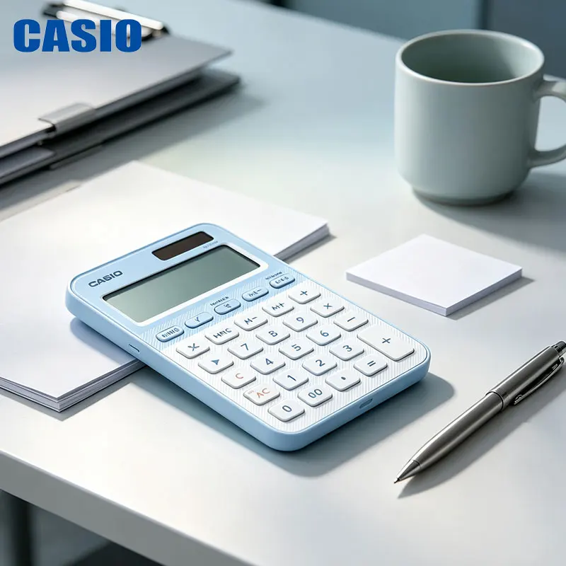 Casio MS-20YC/SL-310YC Luxury Business Calculator - Stable Anti-Slip Base - Financial Accounting Desktop Computer