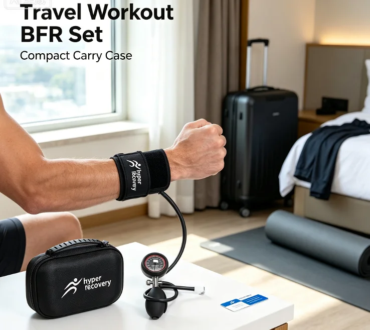 Blood Flow Restriction Training Bands BFR Occlusion Cuffs for Muscle Rehabilitation Post‑Workout Recovery Fitness Training