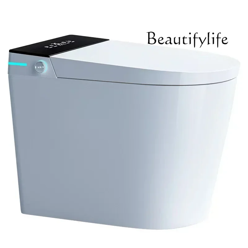 

Small apartment smart toilet automatic induction flip without water pressure instant hot siphon toilet