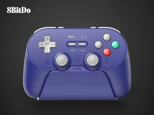 Imagen 2 del producto Controlador Bluetooth 8BitDo Pro 3 para Nintendo Switch 1/2, Windows, Apple, SteamOS, Android con joysticks TMR, base de carga
