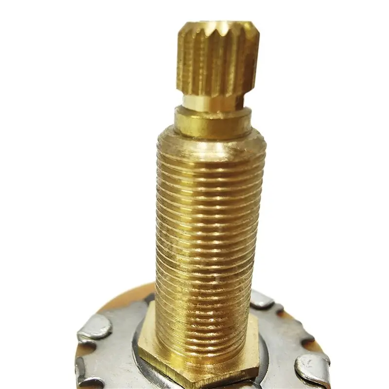 NALFI-2X Potentiometer Splined Small Pot Electric Guitar Bass Effect Amp Tone Volume 28Mm B500K