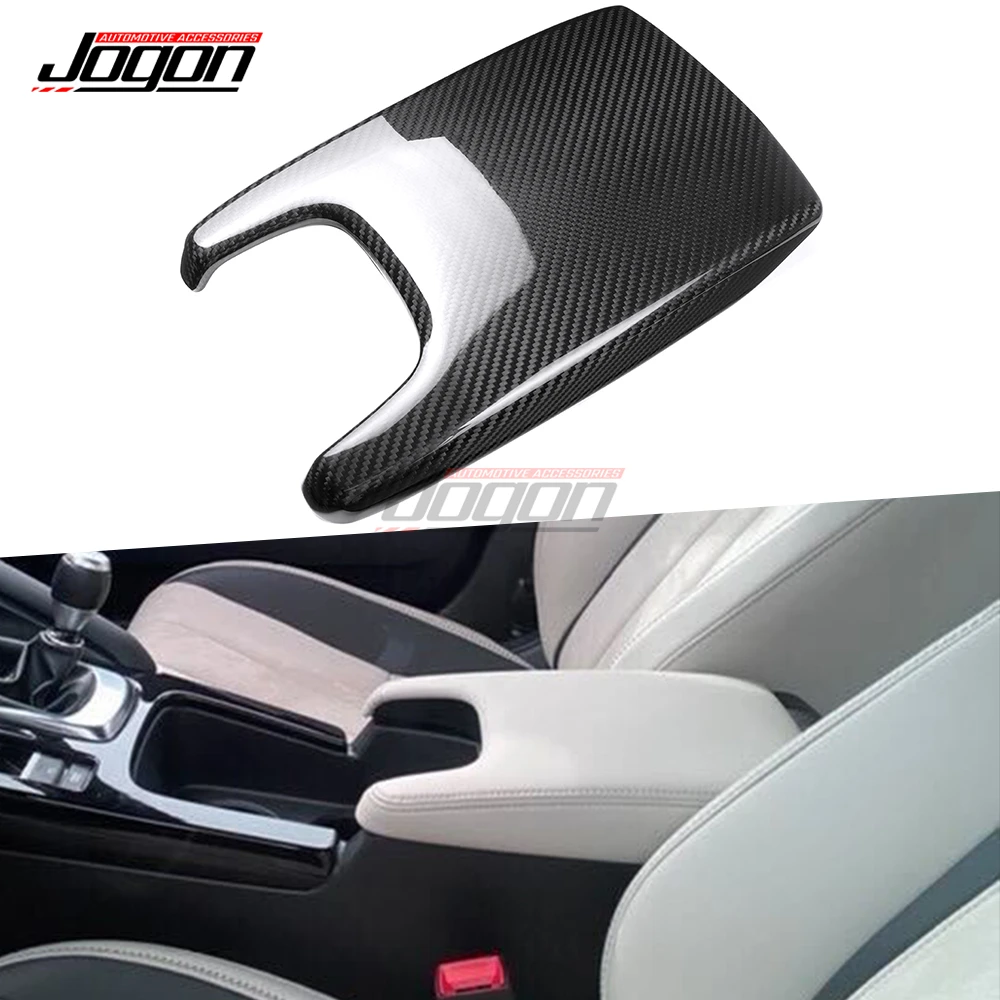 For Acura Integra A-Spec Type S 2023 2024 2025 Real Carbon Fiber Interior Console Storage Armrest Box Cover Trim Accessories