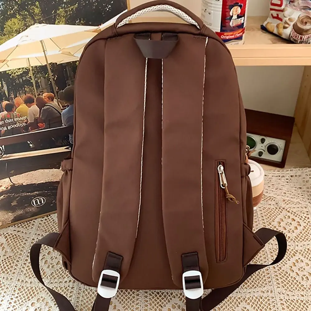 Cute Capybara Schoolbag Large Capacity Adjustable Strap Versatile Backpack Waterproof Shoulders Bag Student