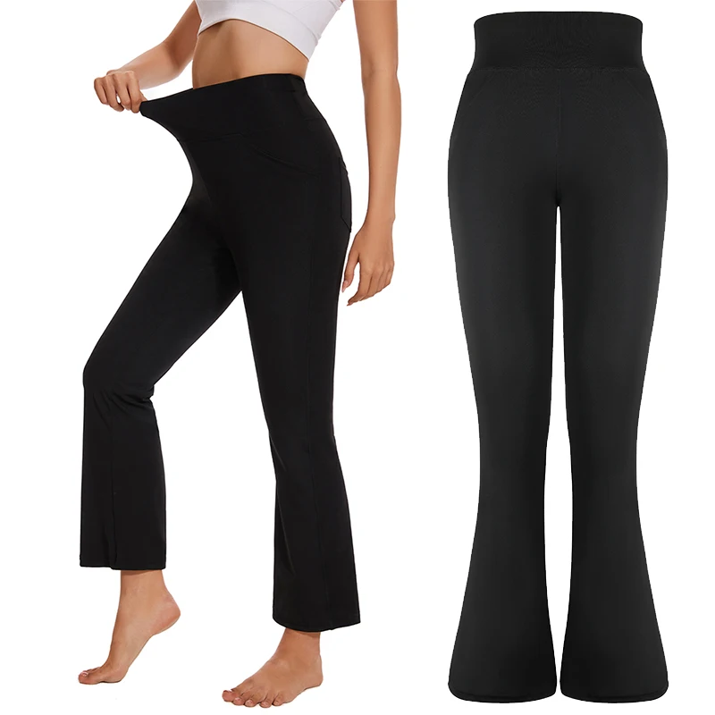 Leggings with Pockets for Women High Waisted Tummy Control Workout Yoga Pants