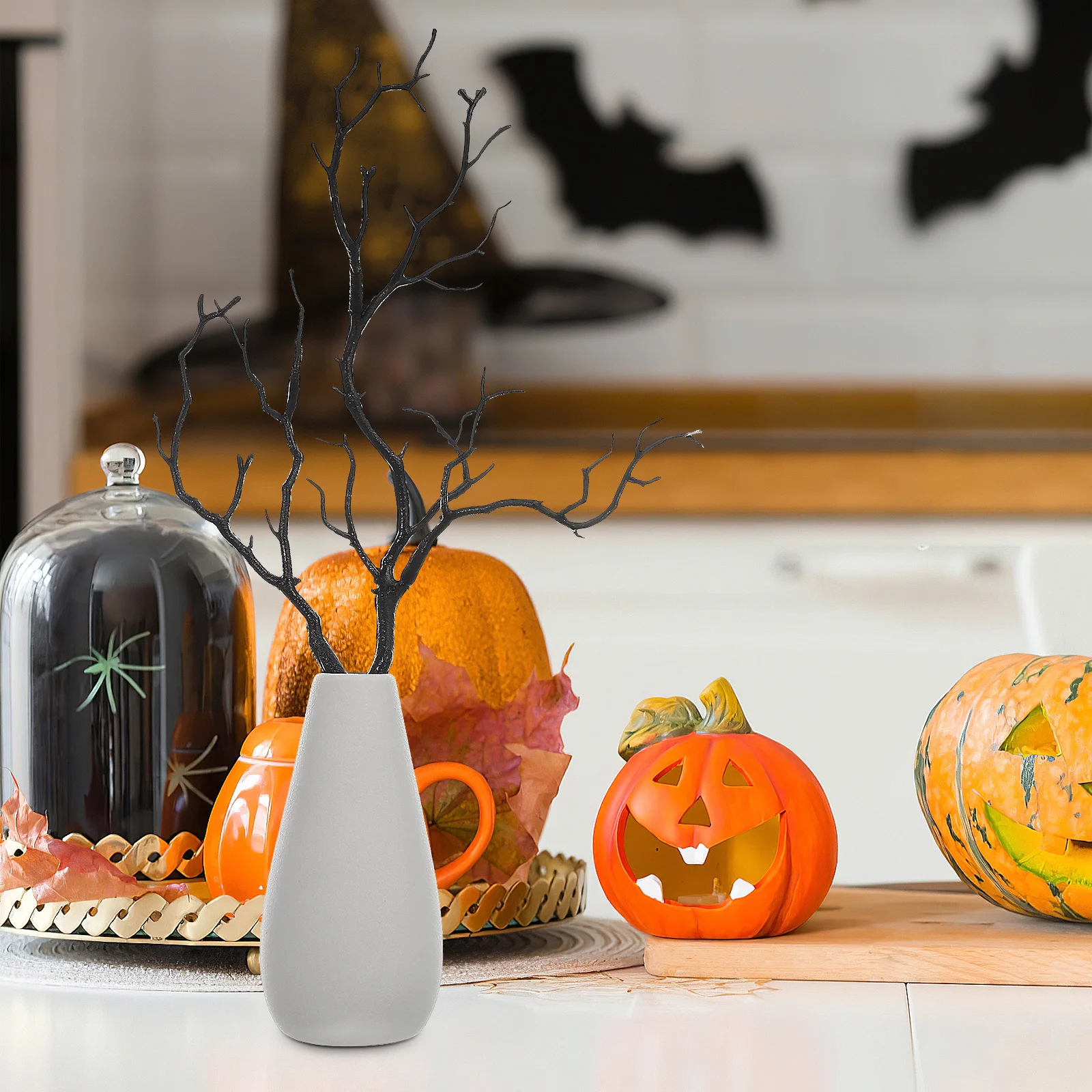 

3Pcs Simulation Coral Branch DIY Antler Headdress Accessories for Halloween Party Supplies Artificial Plant Hairband Horror