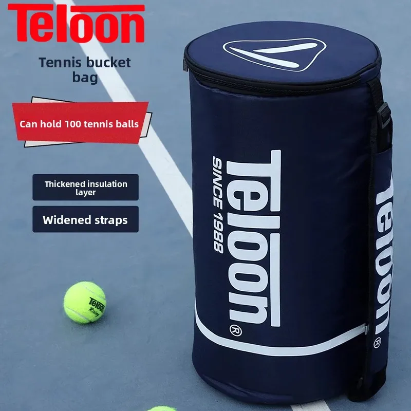 

Teloon Large Capaci Thiened Waterproof Tennis Buet Bag Travel Single oulder Bag for 00 Balls Sports Fitn Fans