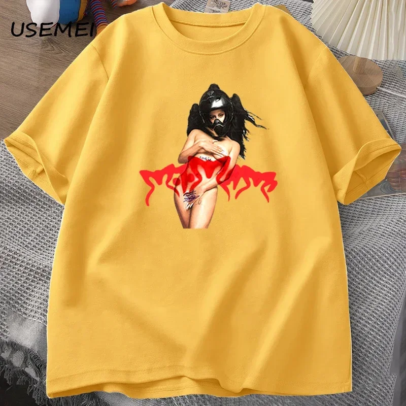 ROSALIA Motomami Tour T Shirt Concert Cotton Short Sleeve Tour Band T-shirt Oversized Streetwear 90s Fans Summer Clothes