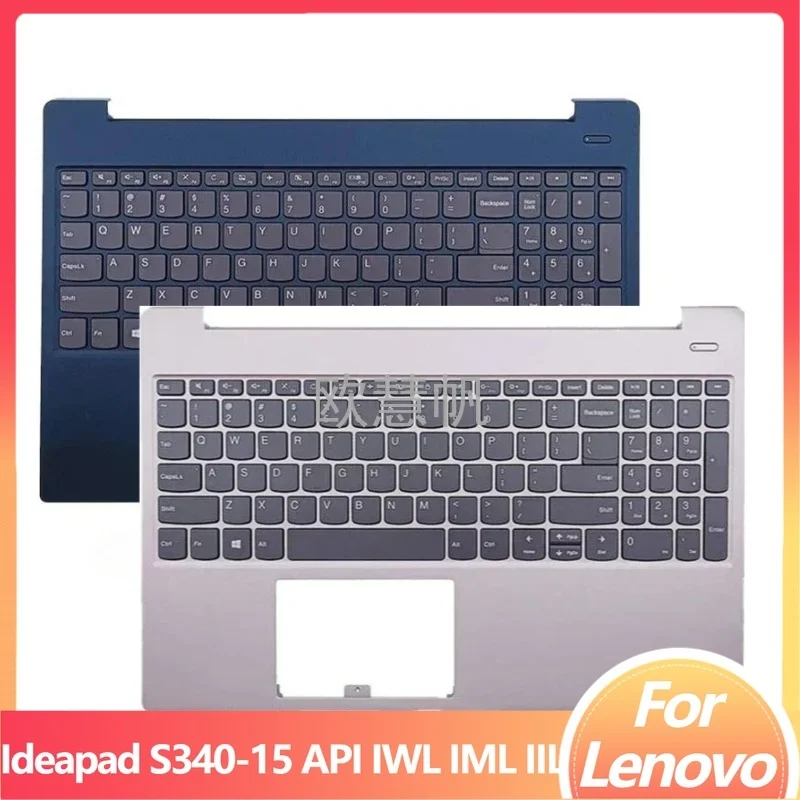 

M New for Lenovo Ideapad S340-15 S340-15API S340-15IWL S340-15IML S340-15IIL Laptop Palmrest Upper Cover with Keyboard