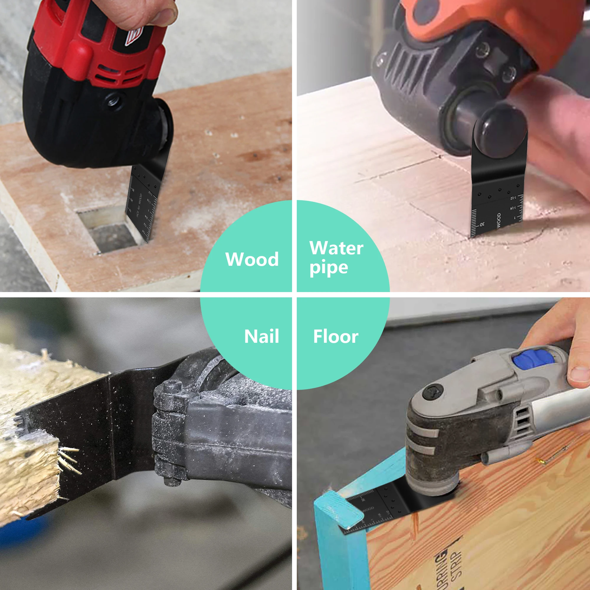 5/10/20pcs/set Multi-Function Saw Blade Oscillating Multitool Saw Blade for Renovator Power Tools Cutting Blade Reciprocating