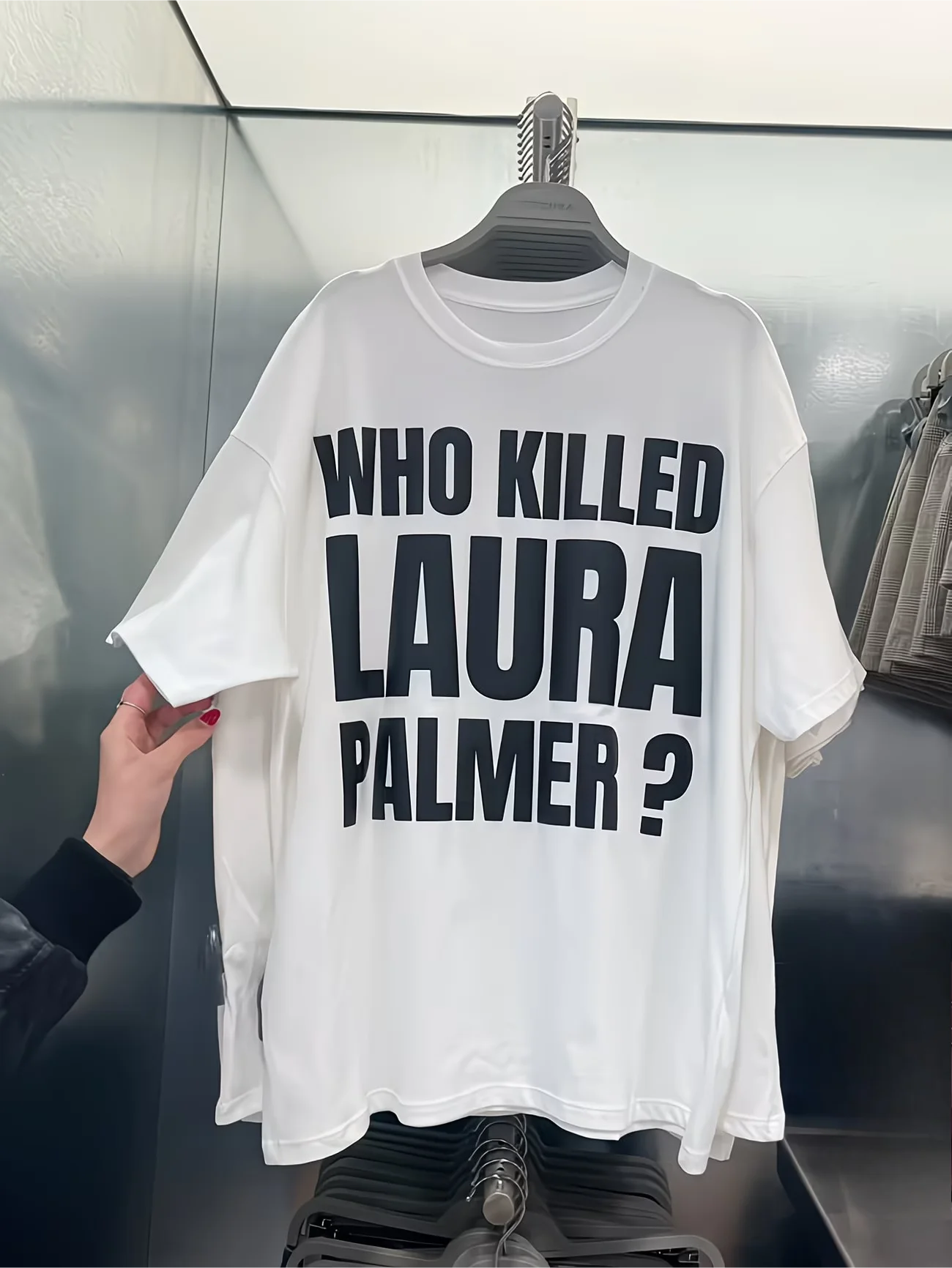 Who Killed Laura Palmer? T Shirt Women's Men Cotton Tee Summer Spring Vintage Retro Trend Harajuku Top Oversize Streetwear Loose