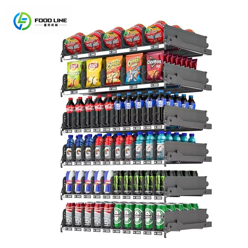 Distributeur automatique de collations et de boissons d'ascenseur de grande capacité avec le réfrigérant R290/R513A/R1234YF