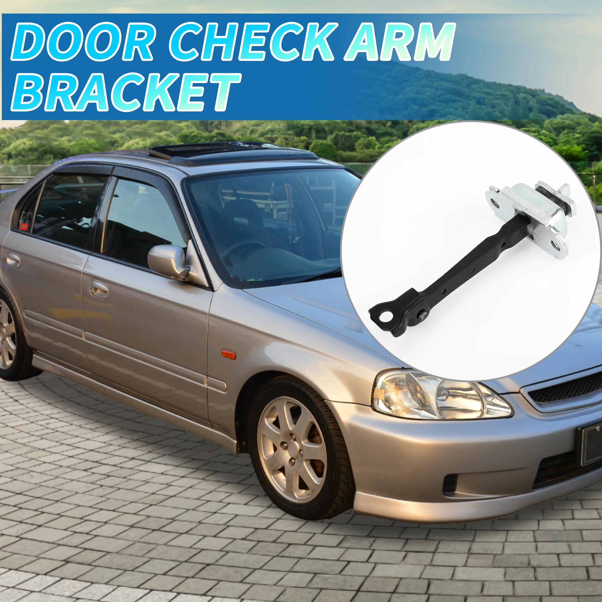 Uxcell frente esquerda direita porta cinta de verificação rolha limitador 72380s04003 para honda civic vi 1996-2002 para honda HR-V 1999-2005