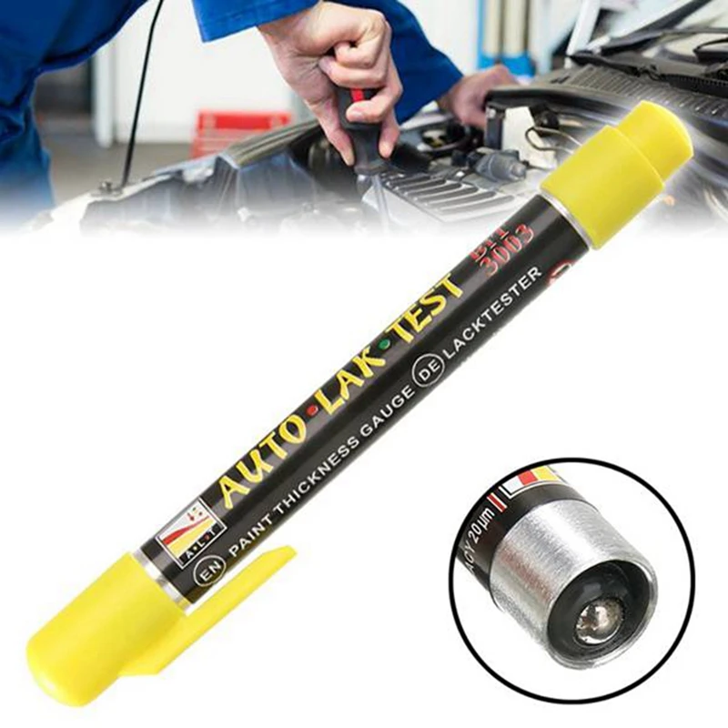 2 PCS Car Paint Thickness Tester Gauge 1Cm Coating Thickness Test Pen For Car Tool Crash Checking Meter