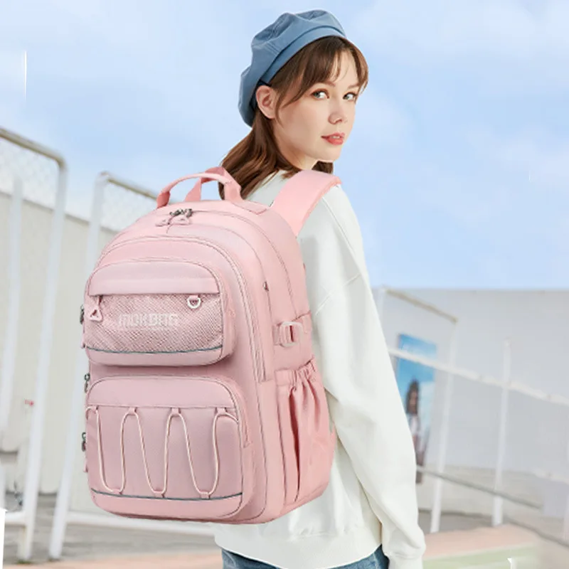 

Schoolbag Junior High School High School Student Schoolbag Male Grade 3 to Grade 6 Super Large Capacity Backpack Girl