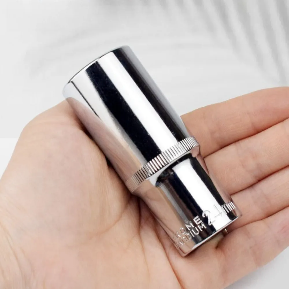 12-Punkt-Metrische Tiefsteckschlüssel-Set, 1/2 Zoll Antrieb, 8-32mm, Schlagschrauber-Einsatz aus Cr-V-Stahl, für Heim- und Auto-Reparaturen – Detail 4