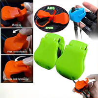 1 Pair Fishing Rod Holder Fixer Clip Straps Pole Holder Compact Design Fishing Rod Fixer Wall Mounted Fishing Rod Racks Holder