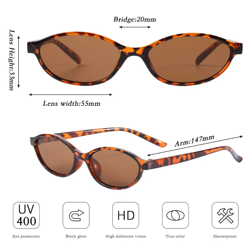 Women'S Fashion Glasses with Oval Frame Perfect for Casual Attire image 6