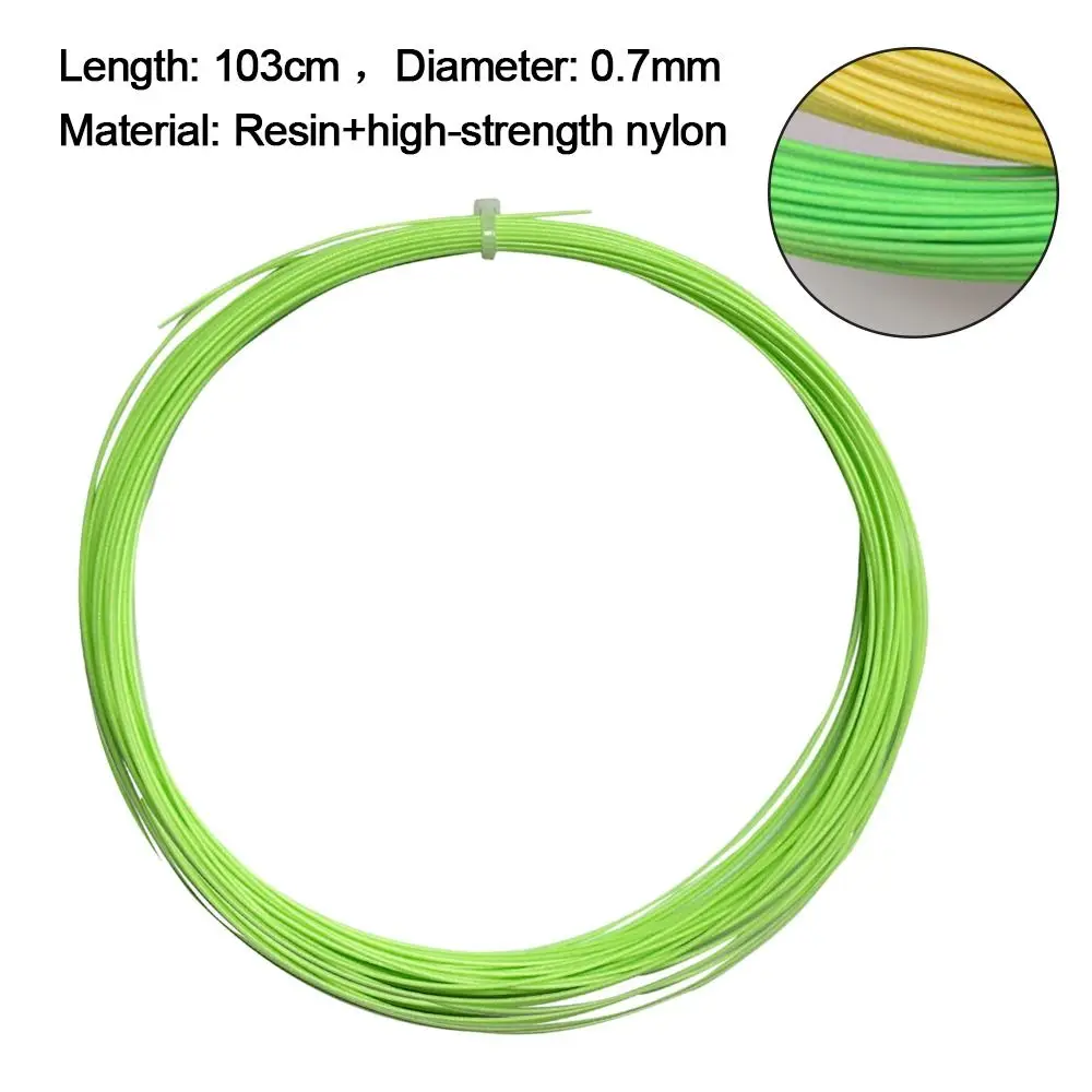 Raqueta de entrenamiento de cuerda de Bádminton de alta flexibilidad, cuerda de raqueta absorbente de golpes de nailon, cuerda deportiva
