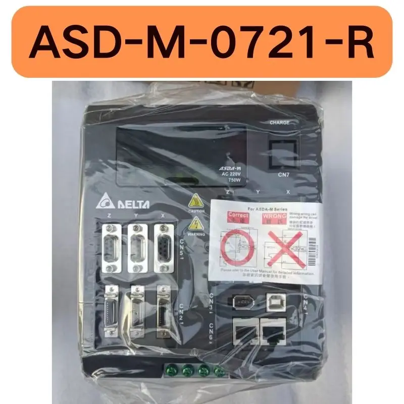 The brand new ASD-M-0721-R servo drive comes with a one-year warranty and can be shipped quickly