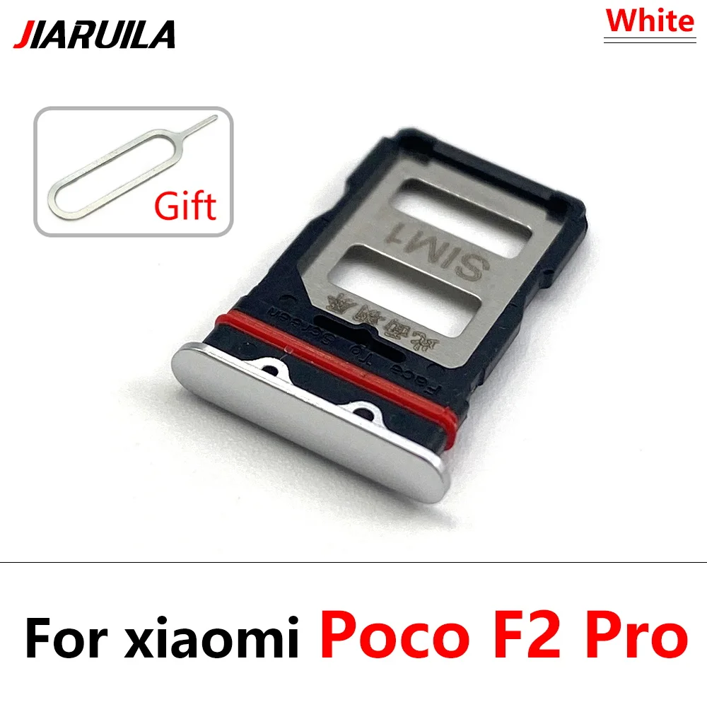 10Pcs, Tacka na kartę SIM do Xiaomi Poco F2 Pro F1 X3 F3 M3 Micro Nano Uchwyt na kartę SIM Gniazdo adaptera gniazda