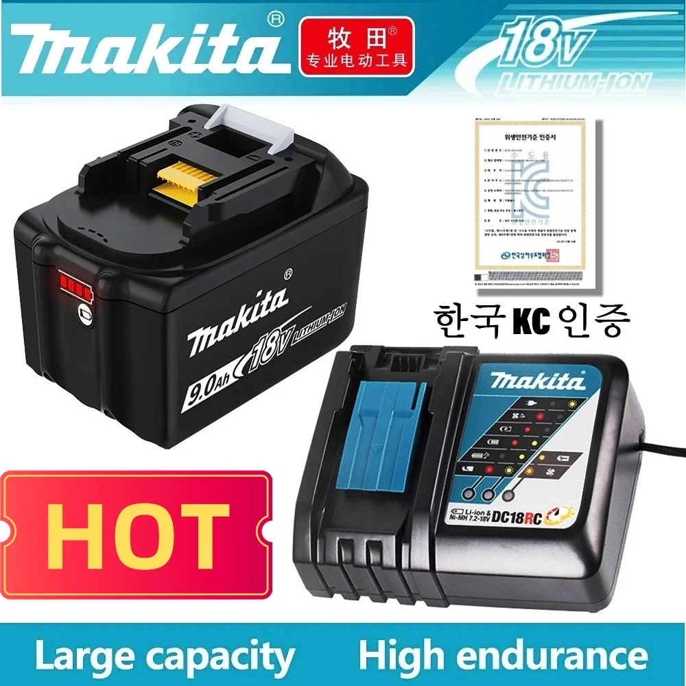 

Оригинальный аккумулятор Makita BL1830 18 в 9A/6A/3A сменный литий-ионный аккумулятор для MAKITA BL1880 BL1860 BL1850 BL1860B L70