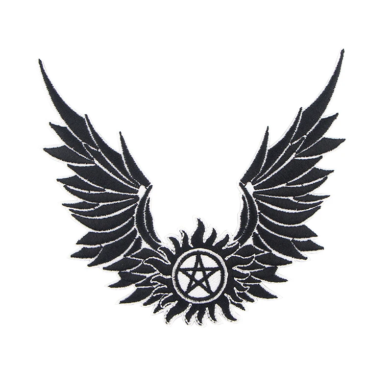 Patch brodé surnaturel pour vêtements, vestes, Patch thermoadhésif, bricolage, fer sur Patch, accessoires autocollants appliqués