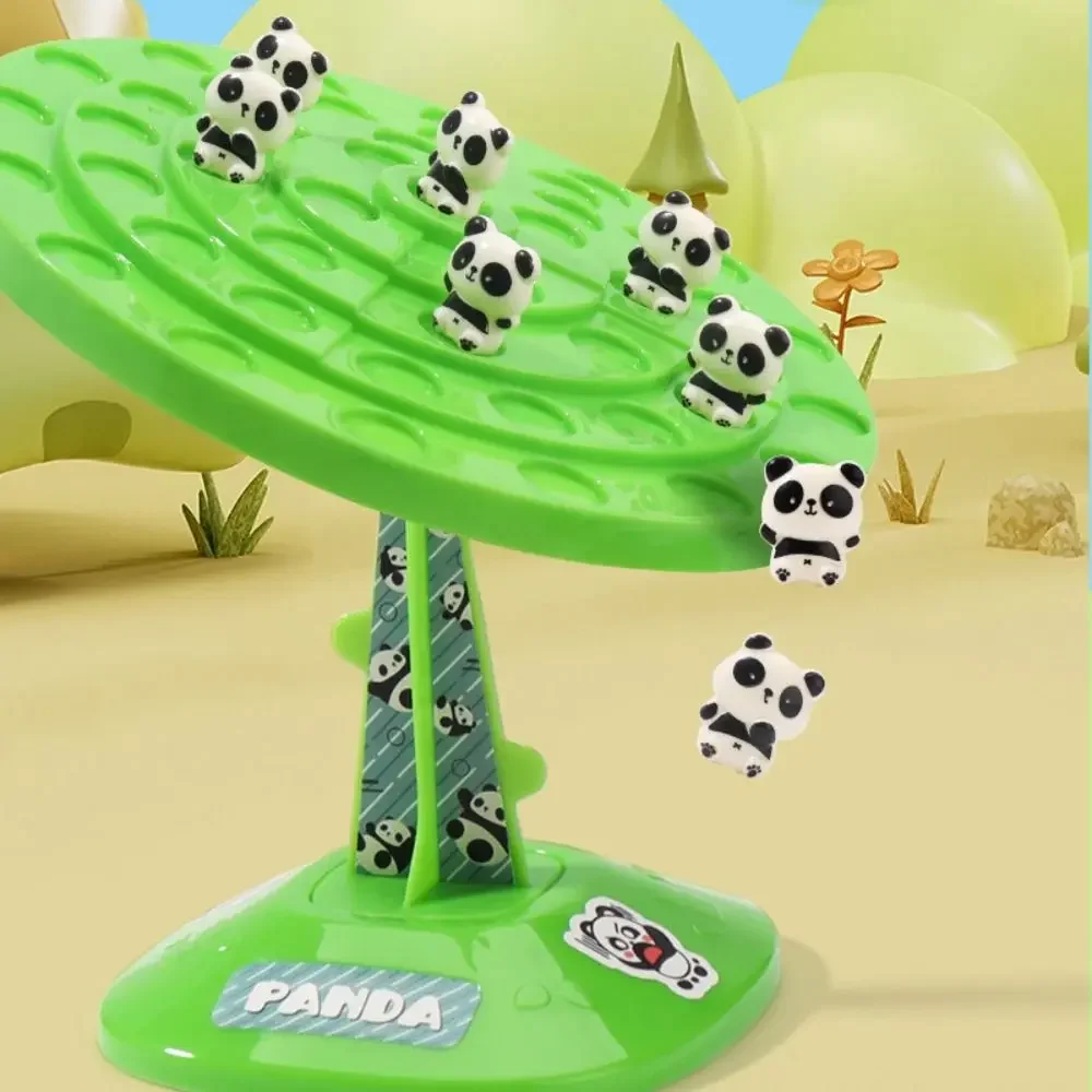 Party Games Kids Two-Player Match Panda Balance Tree Creative Fun Balance Spaceman Puzzle Tabletop Game Interactive Toy for Kids