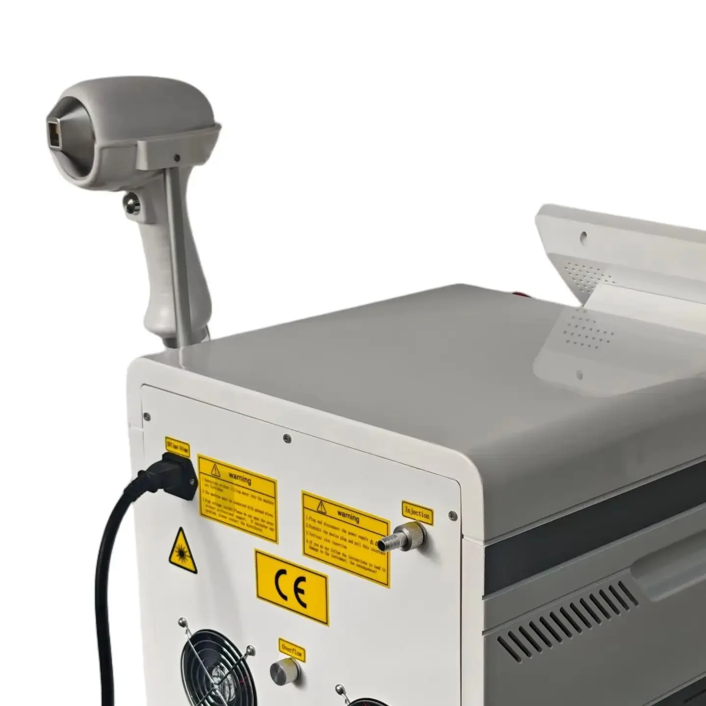 Professional 4000W Ice Diode Lar Hair Removal Device 4 Wavelengths (755/808/940/1064nm) Permanent Painless Solution, Built-in