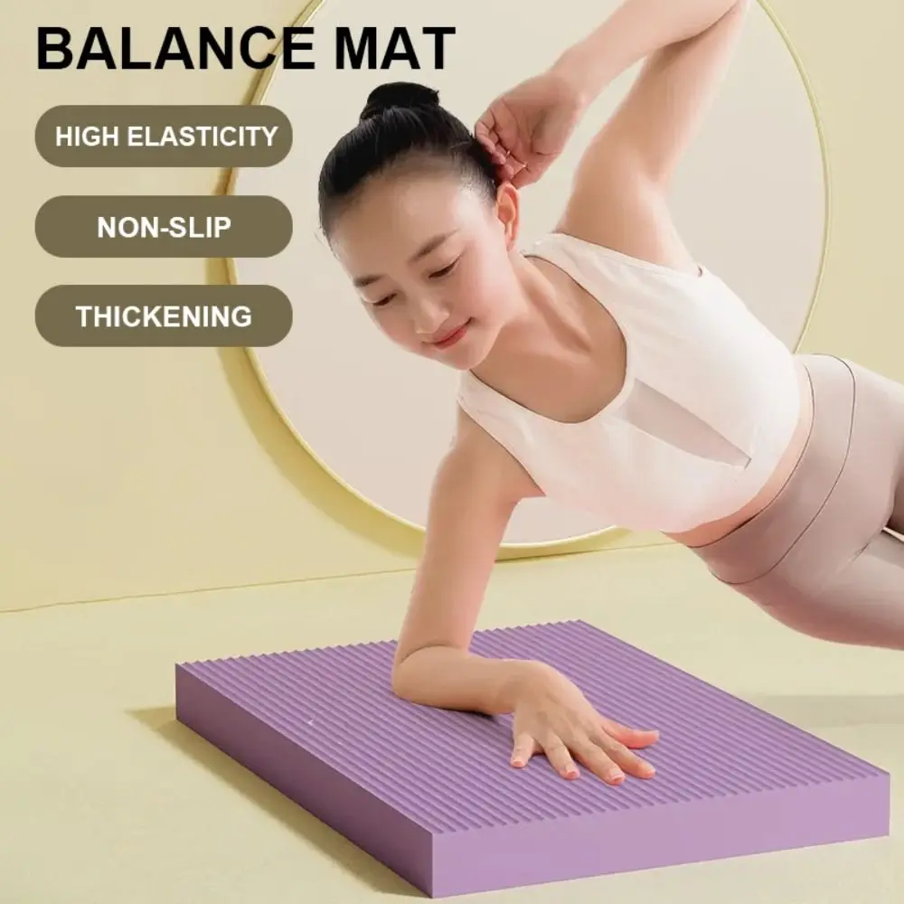 Balance Pad Non-Slip Foam Mat & Ankles Knee Pad Cushion for Core Balance and Strength Stability Training Yoga & Fitness