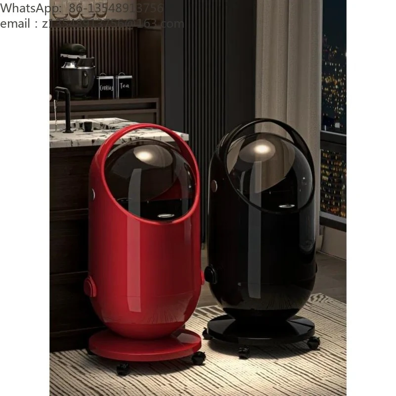 Luxury Trash Can Large Capacity Modern Home Waste Bin for Kitchen Bathroom Bedroom Living Room High End Design New